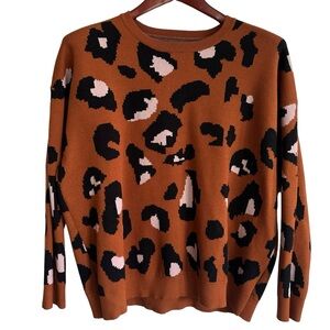 Animal Print Sweater 2XL
